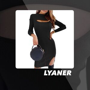 EUC Lyaner Cut Out Bodycon Dress